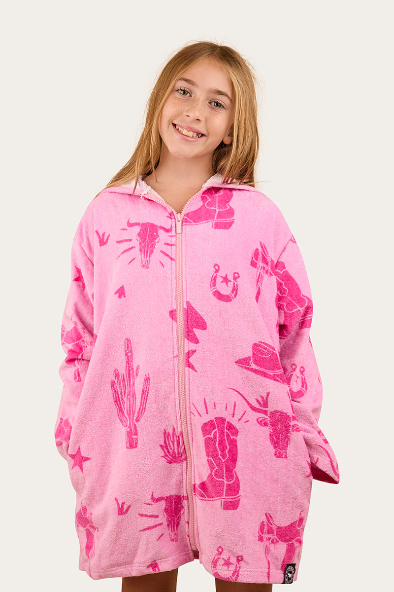 Ringers Western Boot Scootin Kids Zip Through Towel