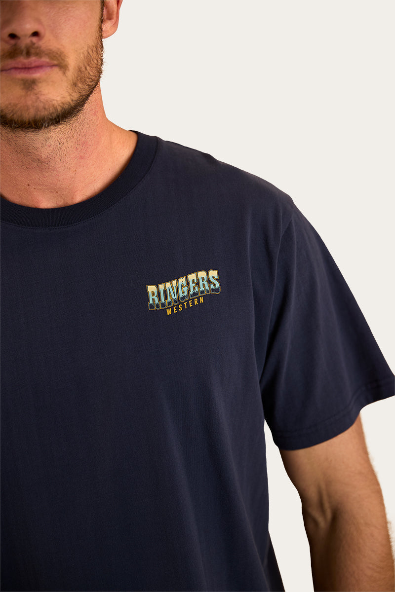 Ringers Western Buckin Barra Mens Loose Fit T-Shirt