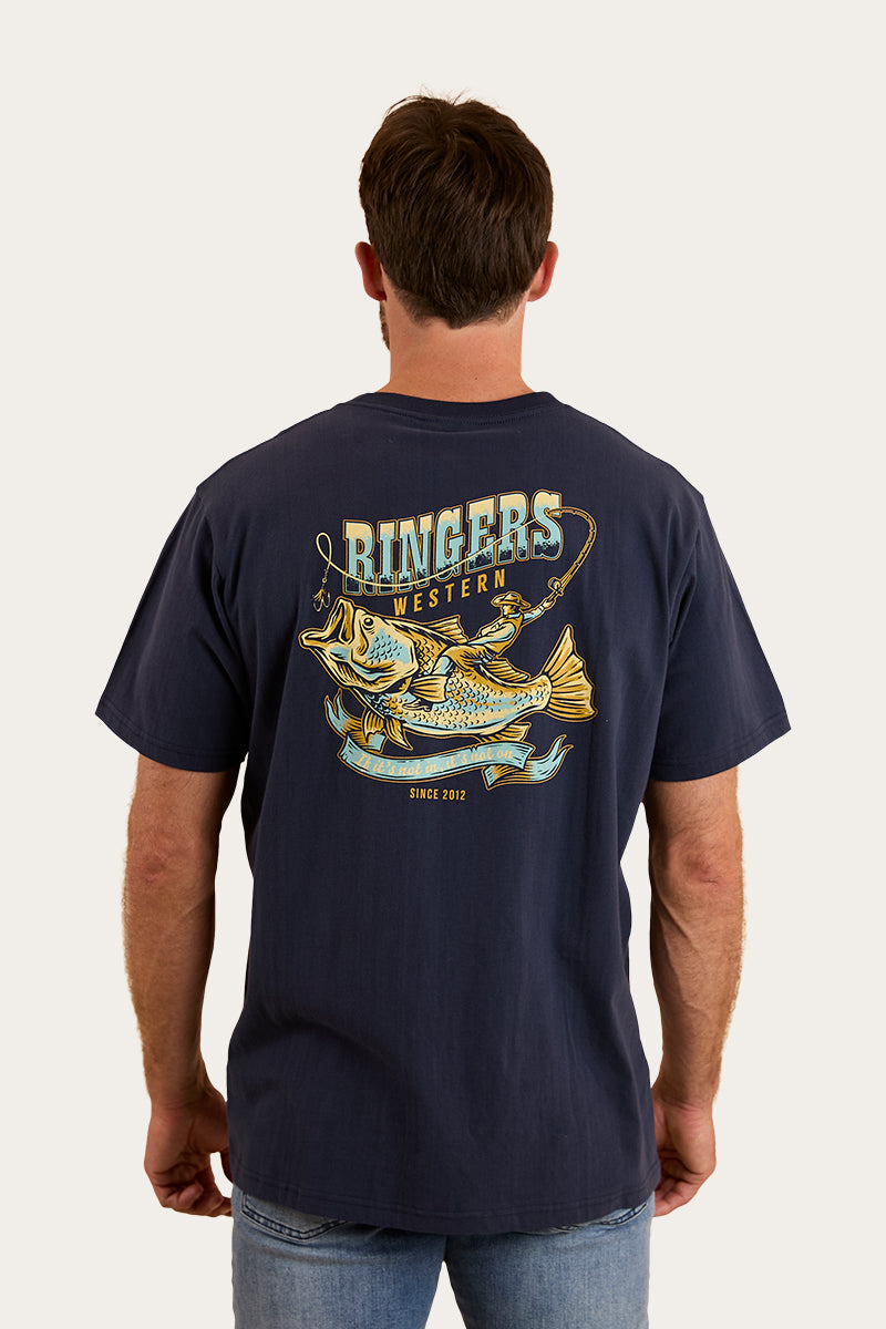 Ringers Western Buckin Barra Mens Loose Fit T-Shirt