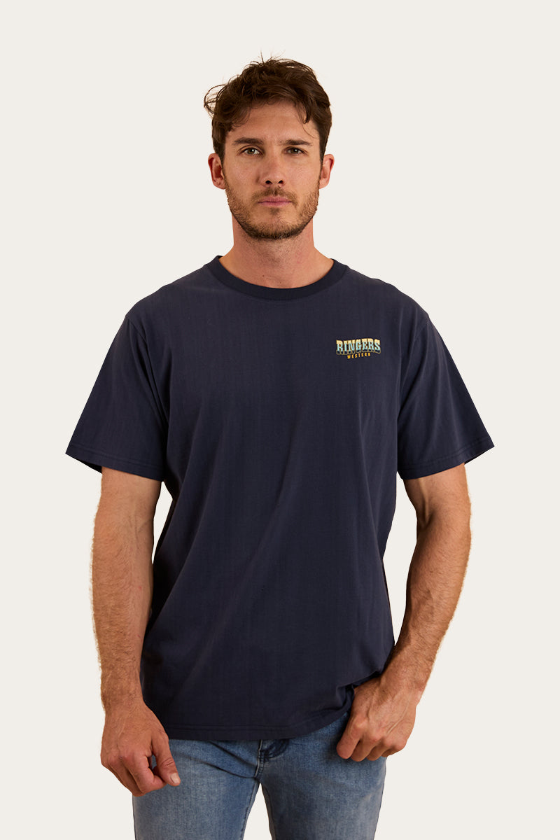 Ringers Western Buckin Barra Mens Loose Fit T-Shirt