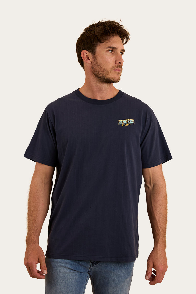 Ringers Western Buckin Barra Mens Loose Fit T-Shirt