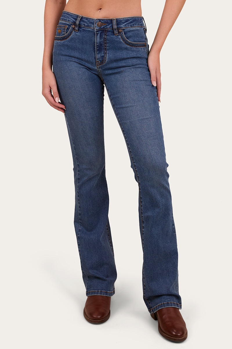 Ringers Western Caroline Womens Mid Rise Bootleg Jean