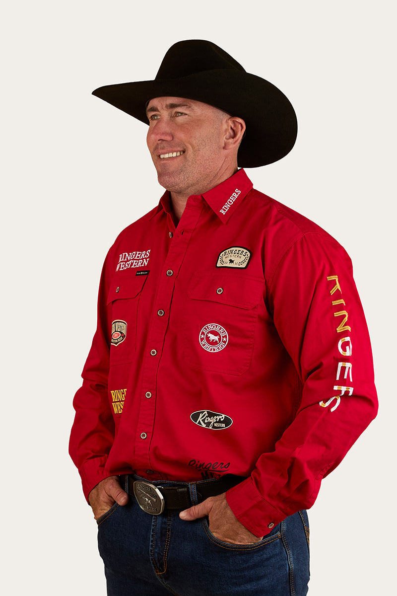 Ringers Western Chute Boss Mens Full Button Work Shirt