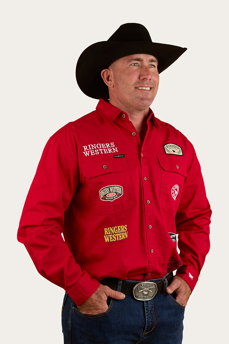 Ringers Western Chute Boss Mens Full Button Work Shirt