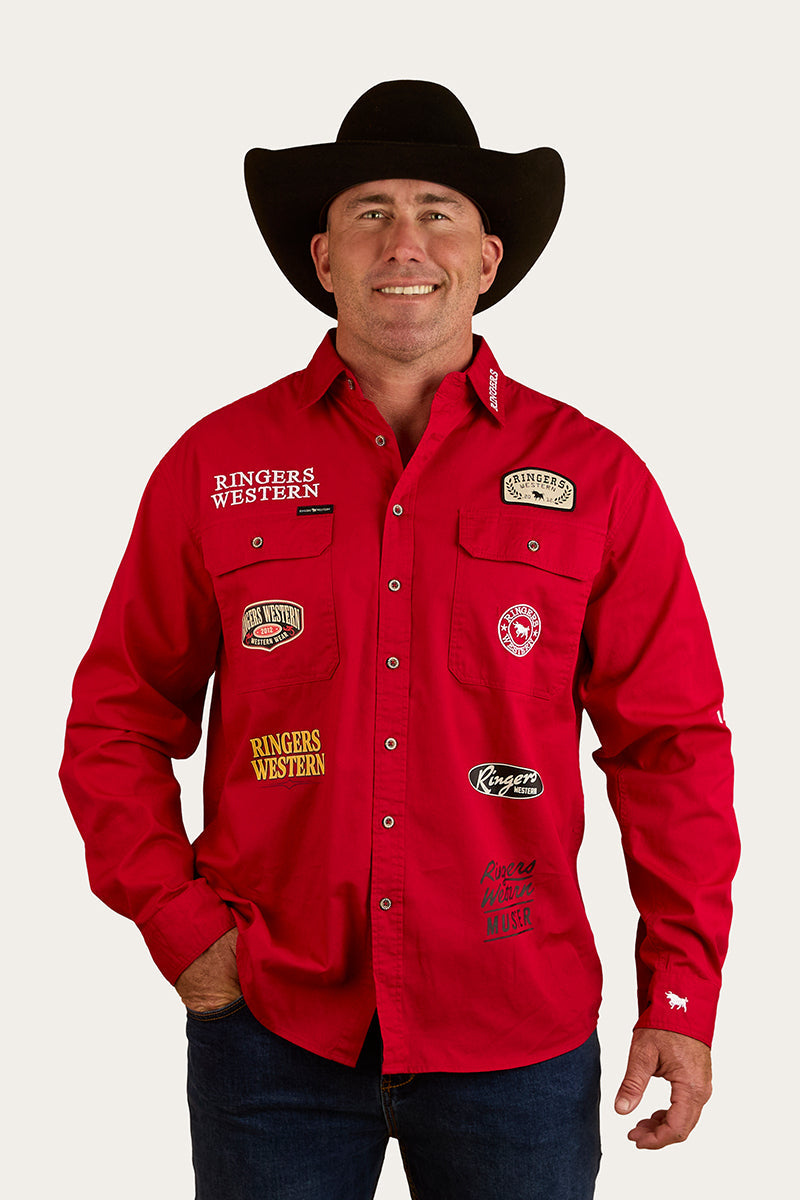 Ringers Western Chute Boss Mens Full Button Work Shirt