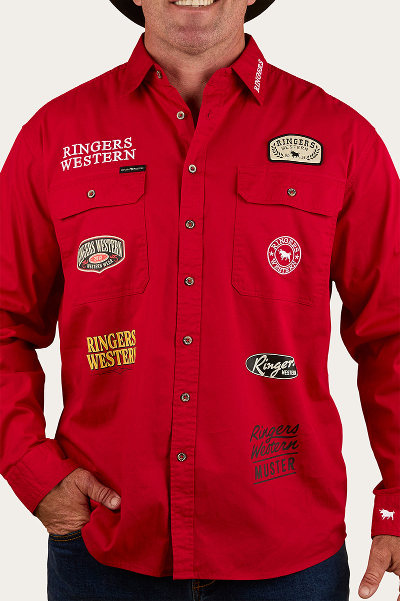 Ringers Western Chute Boss Mens Full Button Work Shirt