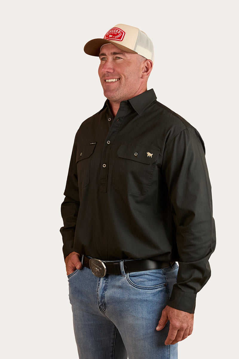Ringers Western Condor Mens Half Button Work Shirt