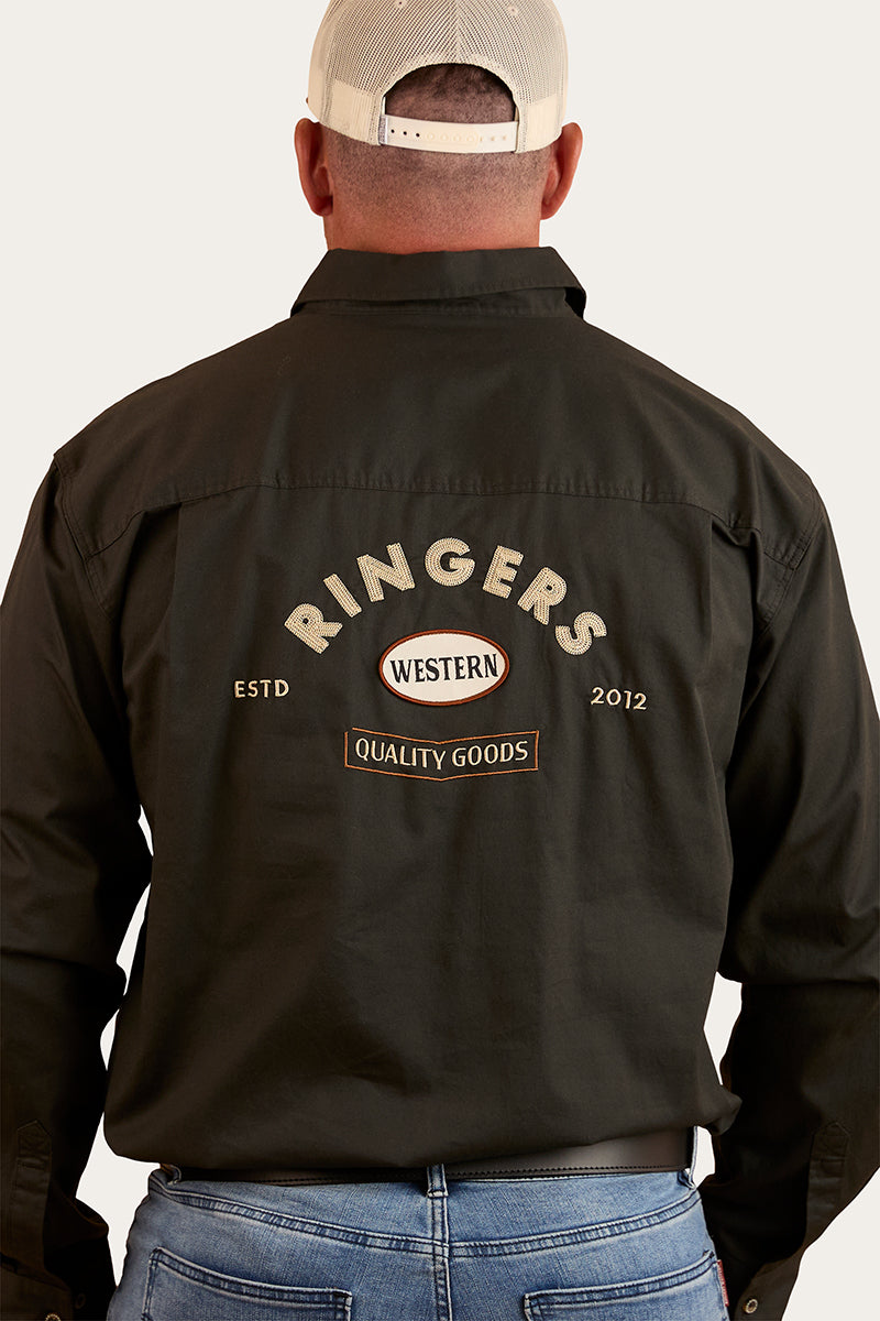 Ringers Western Condor Mens Half Button Work Shirt