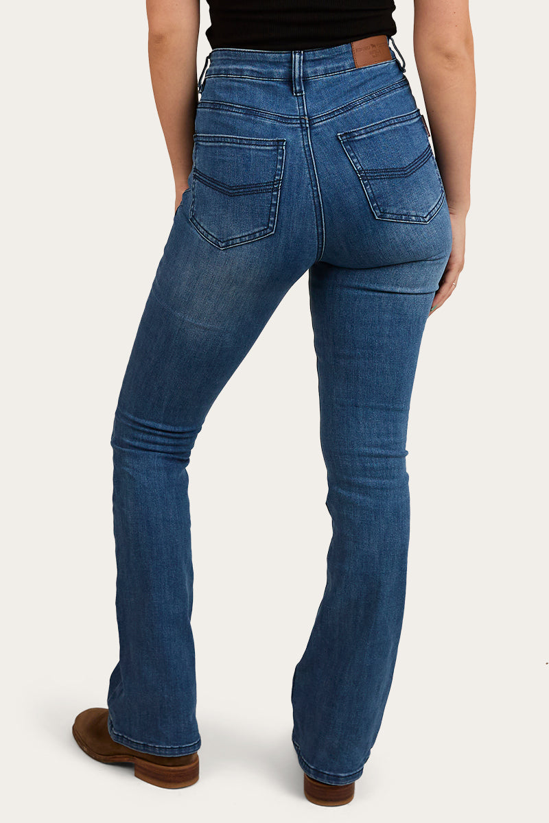 Ringers Western
Penny Womens High-Rise Bootleg Jeans Coolmax - Vintage Blue Wash