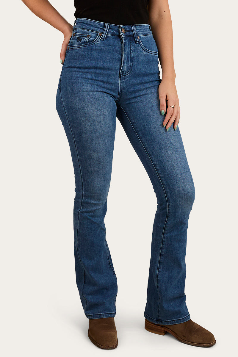 Ringers Western
Penny Womens High-Rise Bootleg Jeans Coolmax - Vintage Blue Wash