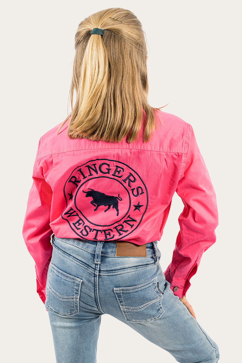 Ringers Western Jackaroo Kids Full Button Work Shirt