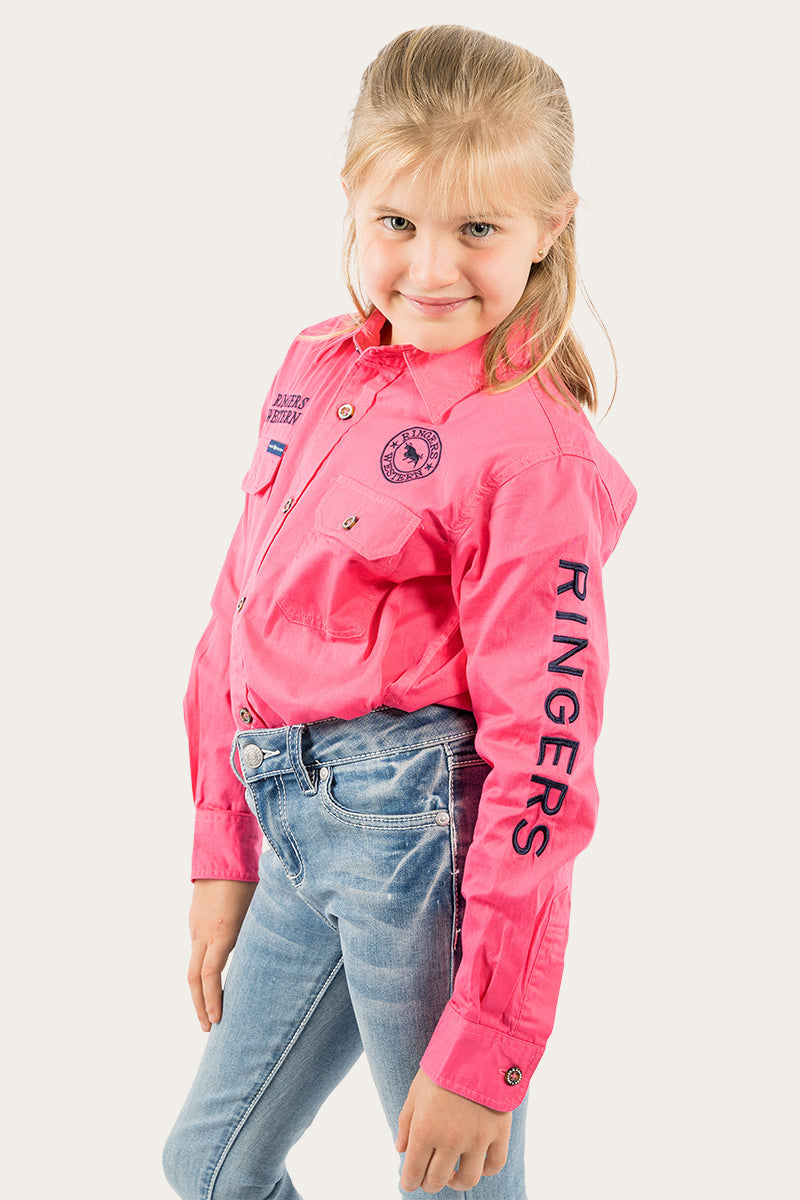 Ringers Western Jackaroo Kids Full Button Work Shirt