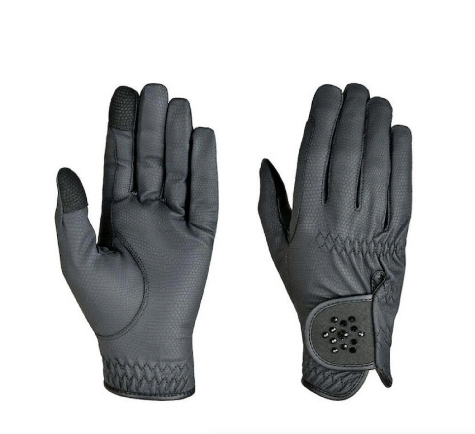 Dublin Everyday Touch Screen Compatible Bling Riding Gloves
