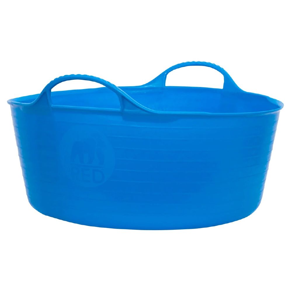 Red Gorilla Shallow Feed Bucket 15L Light Blue
