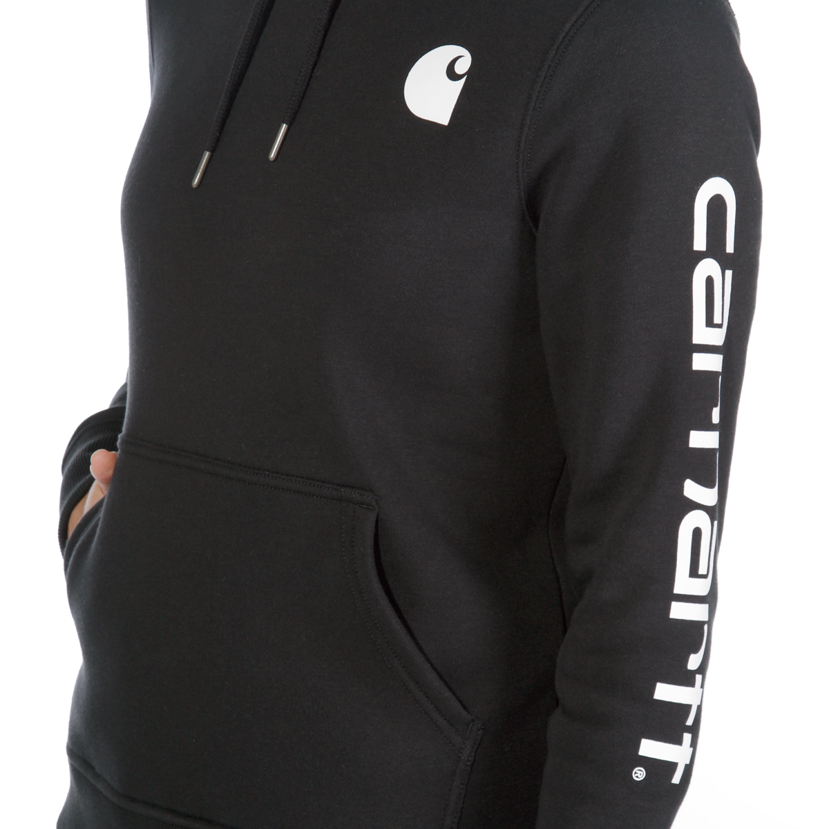 Carhartt Womens Clarksburg Fleece Graphic Hooded Sweatshirt