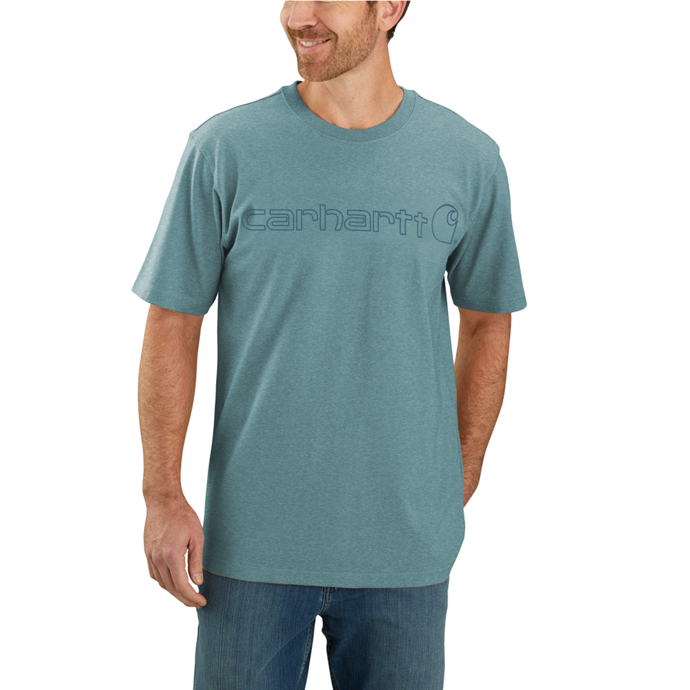 Carhartt Graphic Relaxed Fit T-Shirt - Summer Blue Heather