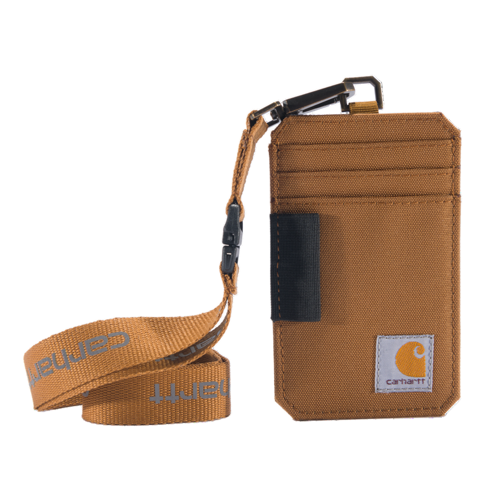 Carhartt Nylon Duck ID and Lanyard in Black