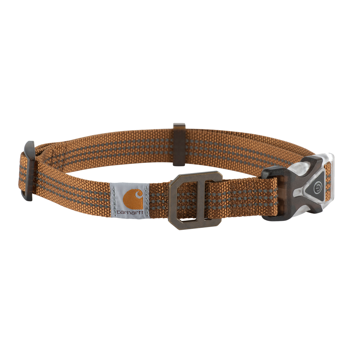 Carhartt Lighted Dog Collar in Carhartt Brown
