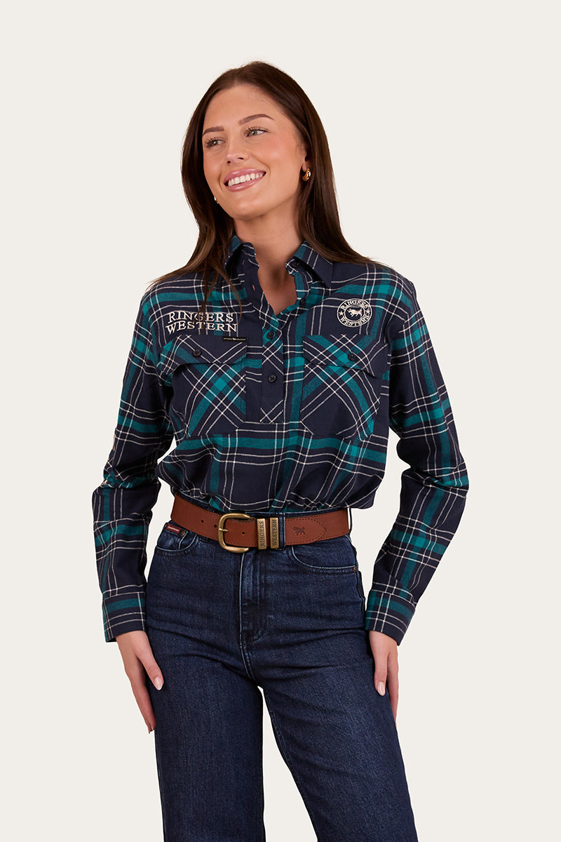 Ringers Western Fingal Womens Half Button Flannel