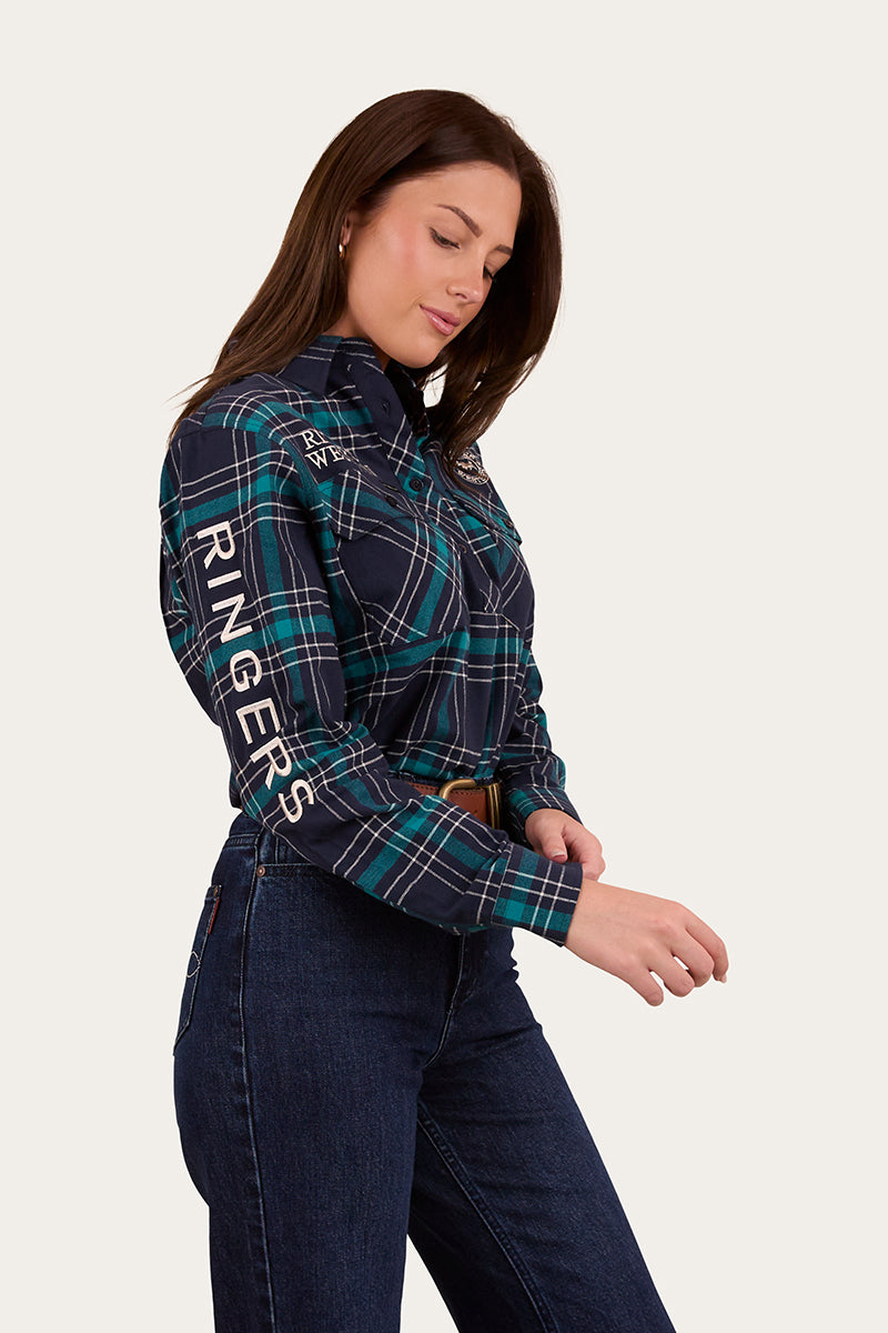 Ringers Western Fingal Womens Half Button Flannel
