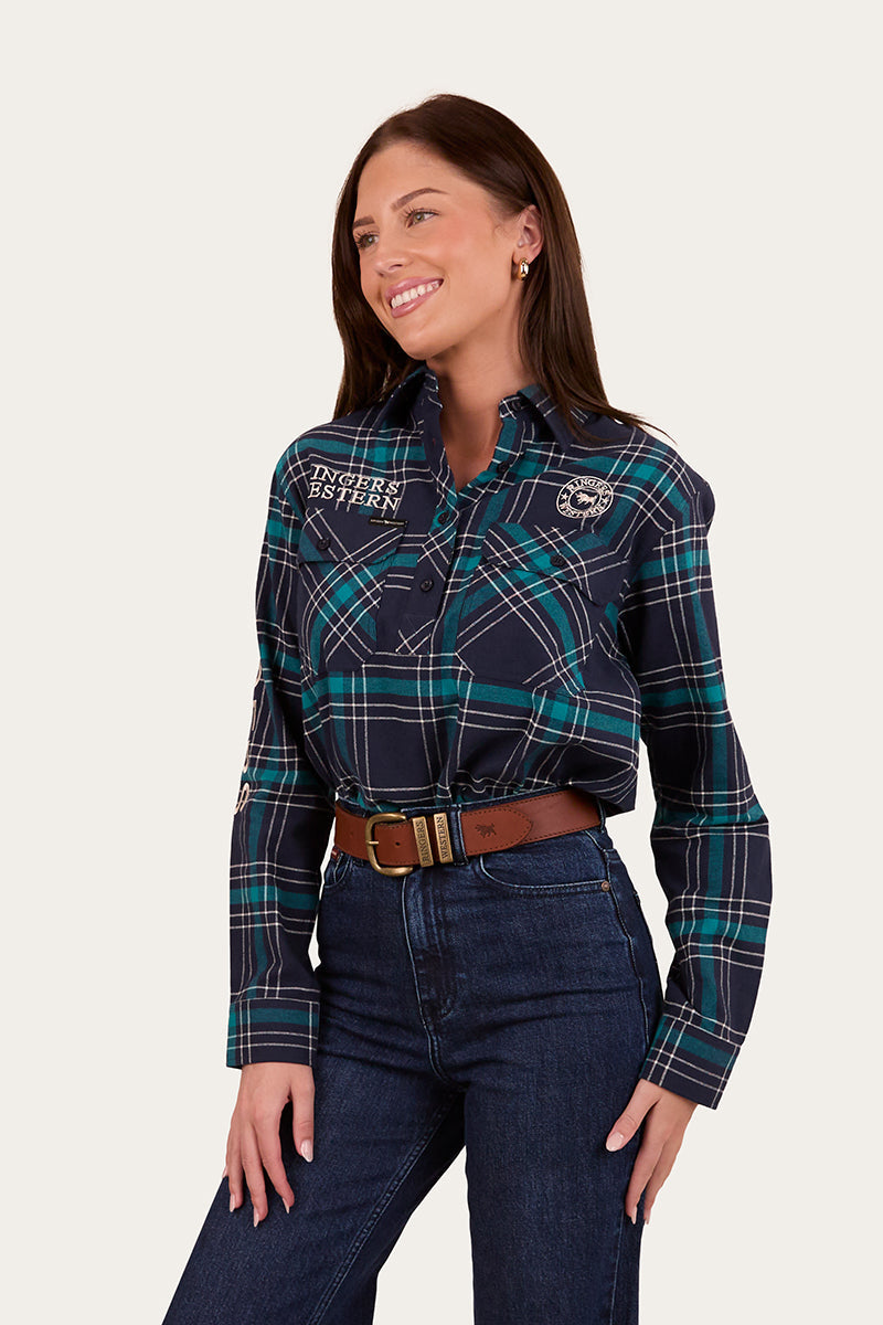 Ringers Western Fingal Womens Half Button Flannel