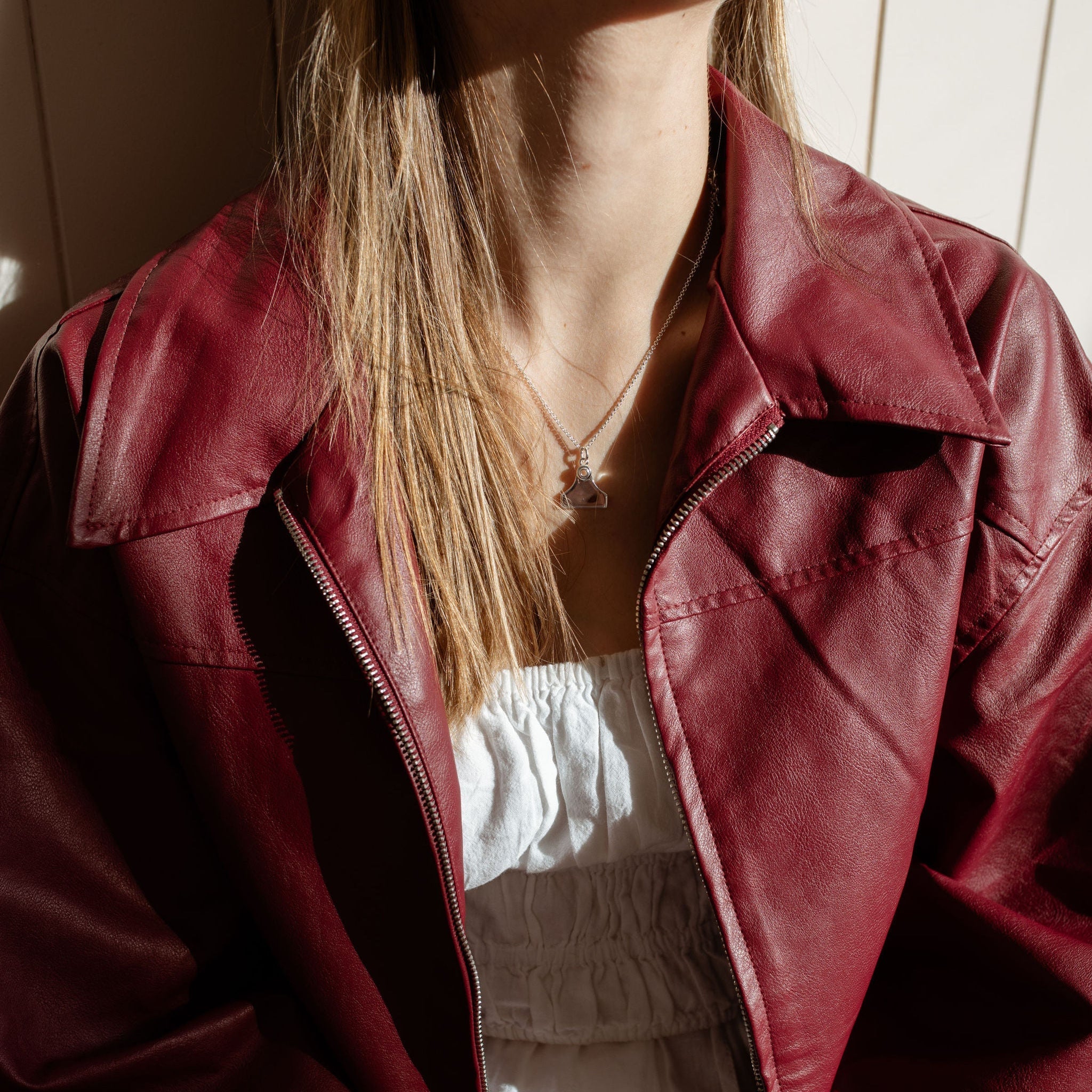 Whistle & Pop Cattle Tag Necklace