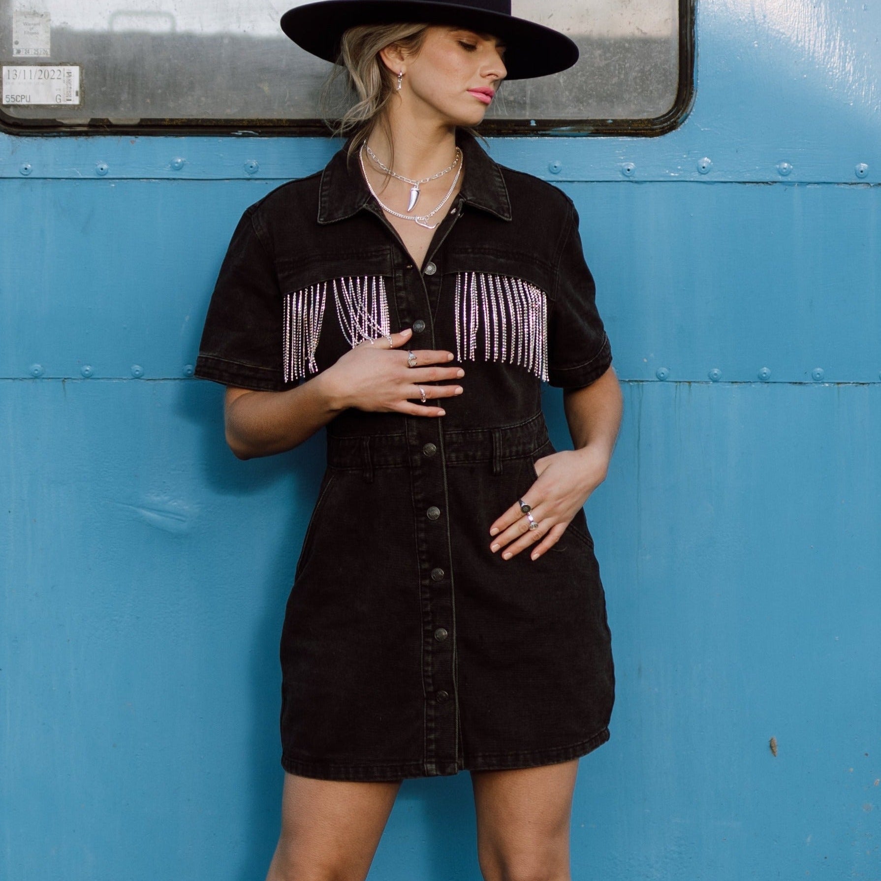 Whistle & Pop Trailblazer Longhorn Necklace