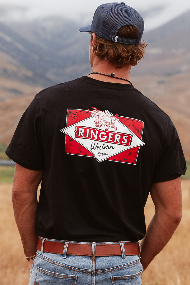Ringers Western Hometown Mens Loose Fit T-Shirt