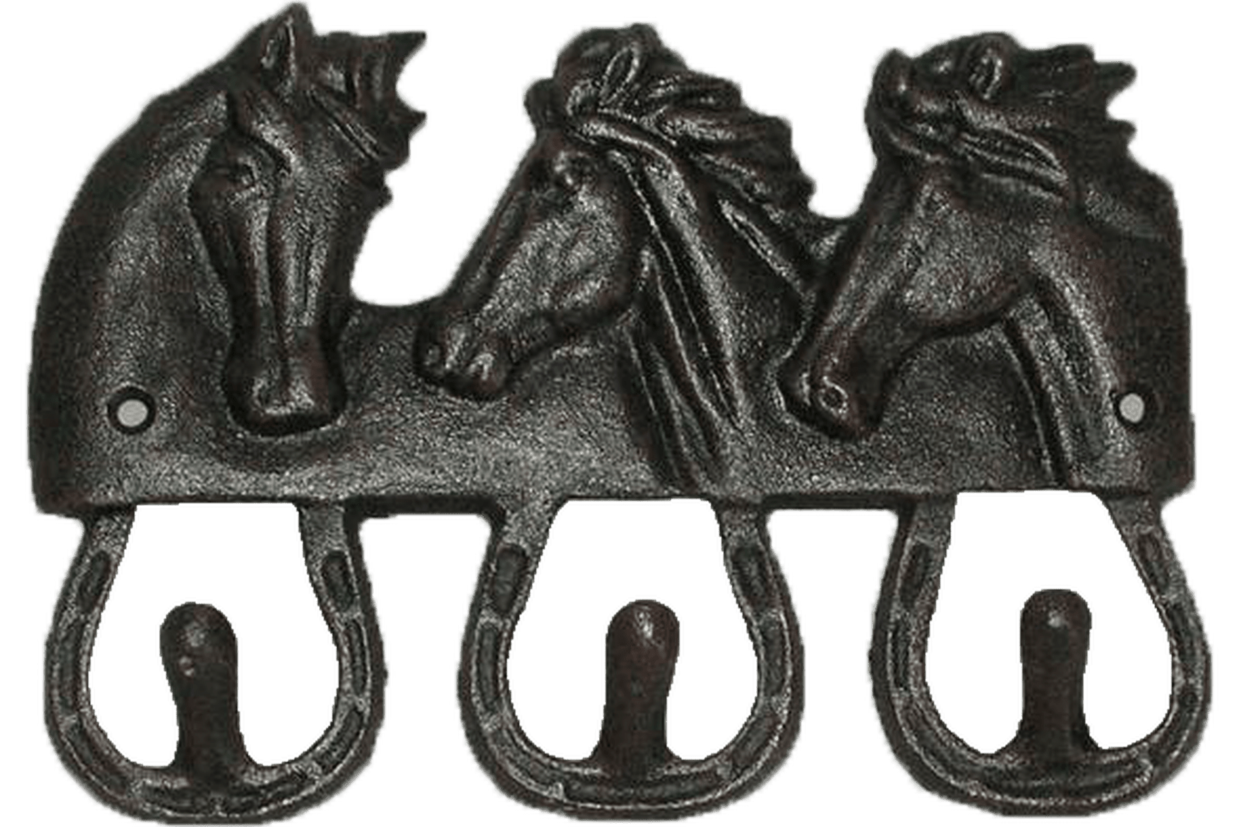 Cast Iron Horsehead Triple Hook