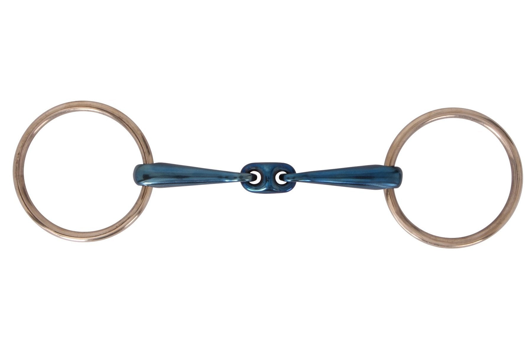 Platinum Sweet Iron Loose Ring Snaffle Training Bit with Lozenge