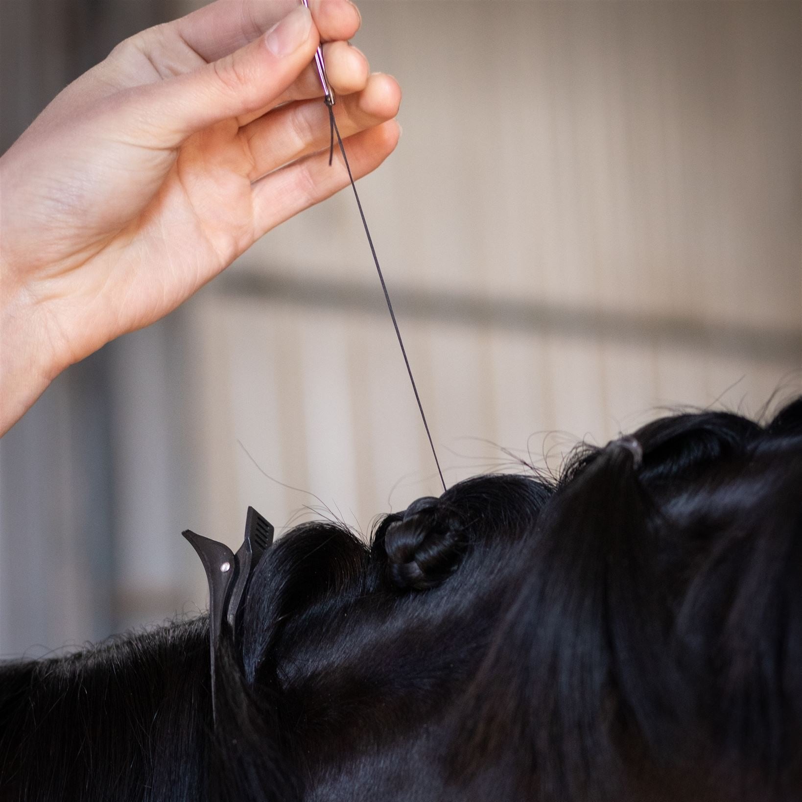 Hairy Pony Stainless Steel Horse Plaiting Needles - Pack of 2