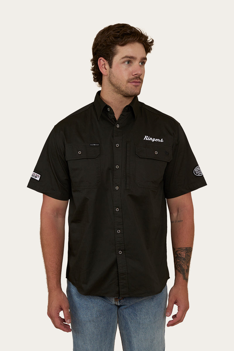 Ringers Western Big Rig Mens Short Sleeve Dress Shirt