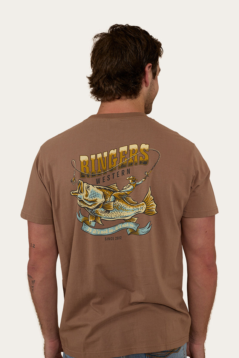 Ringers Western Buckin Barra Mens Loose Fit T-Shirt