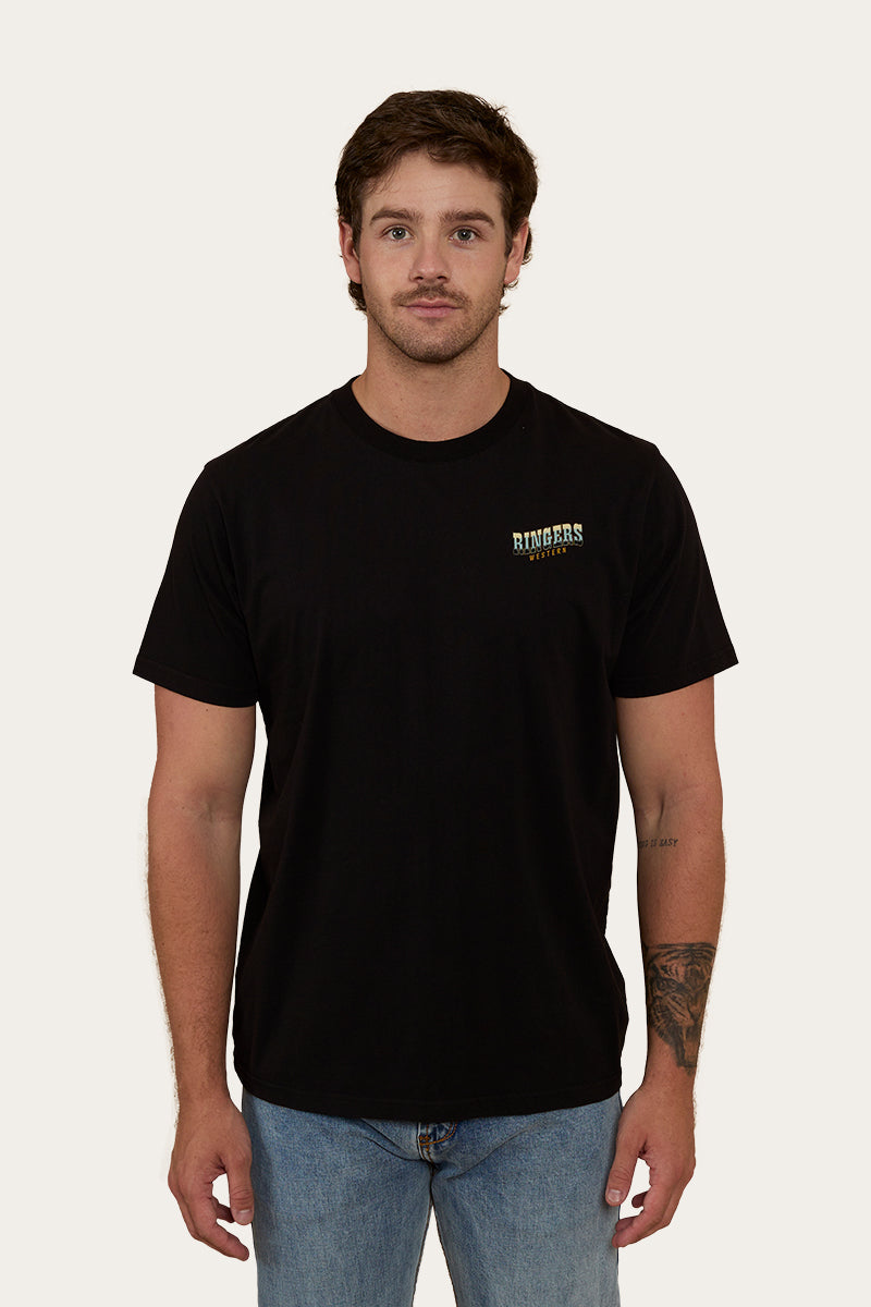 Ringers Western Buckin Barra Mens Loose Fit T-Shirt