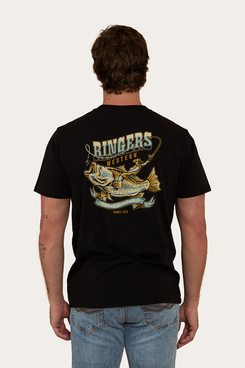 Ringers Western Buckin Barra Mens Loose Fit T-Shirt
