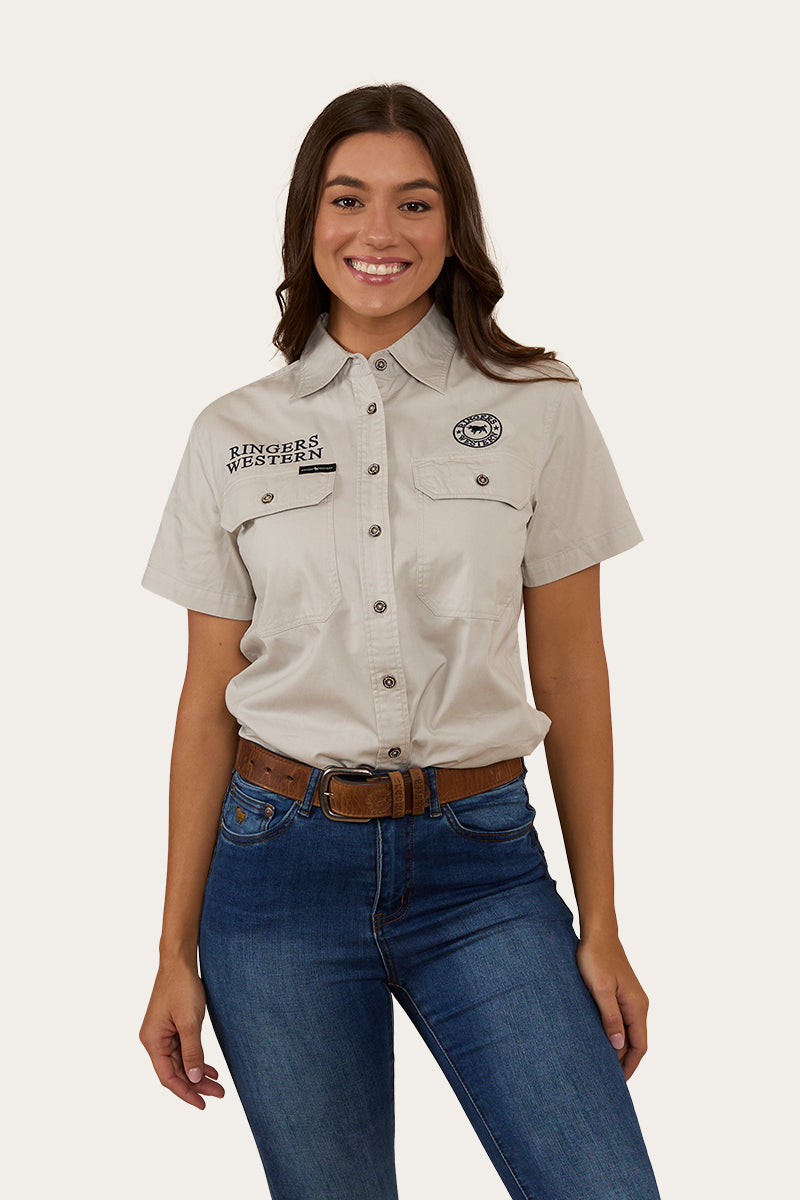 Ringers Western Signature Jillaroo Womens Full Button Short Sleeve Work Shirt