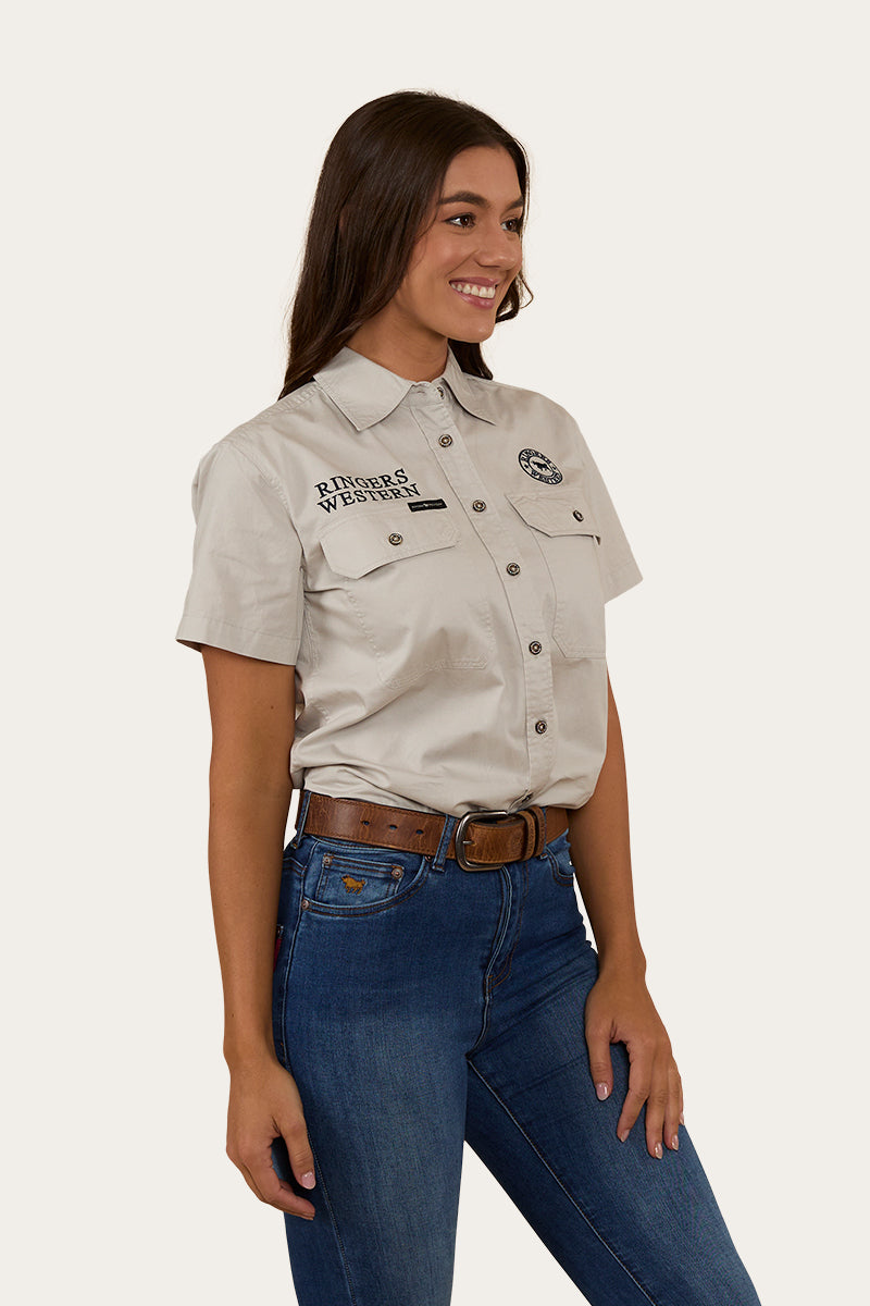 Ringers Western Signature Jillaroo Womens Full Button Short Sleeve Work Shirt