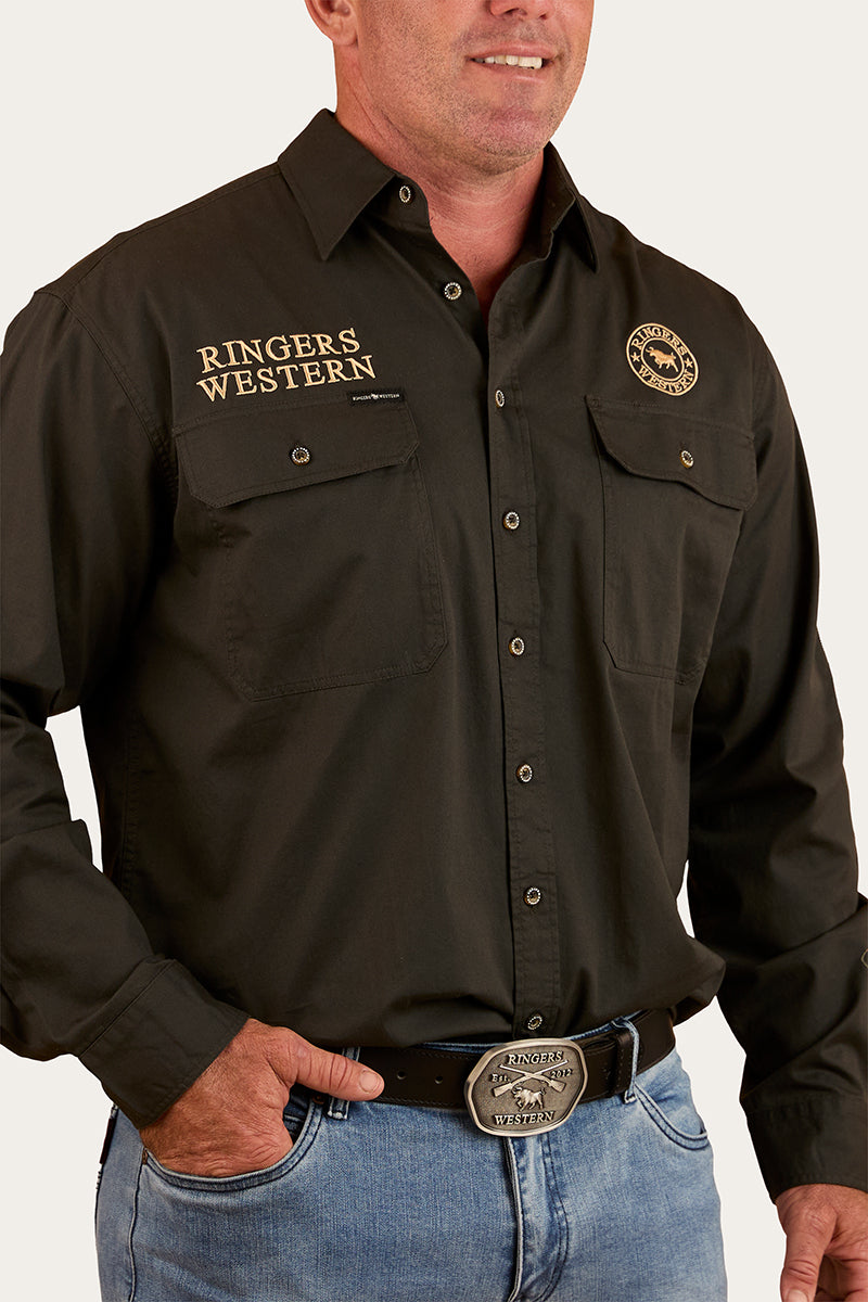 Ringers Western Hawkeye Mens Full Button Work Shirt