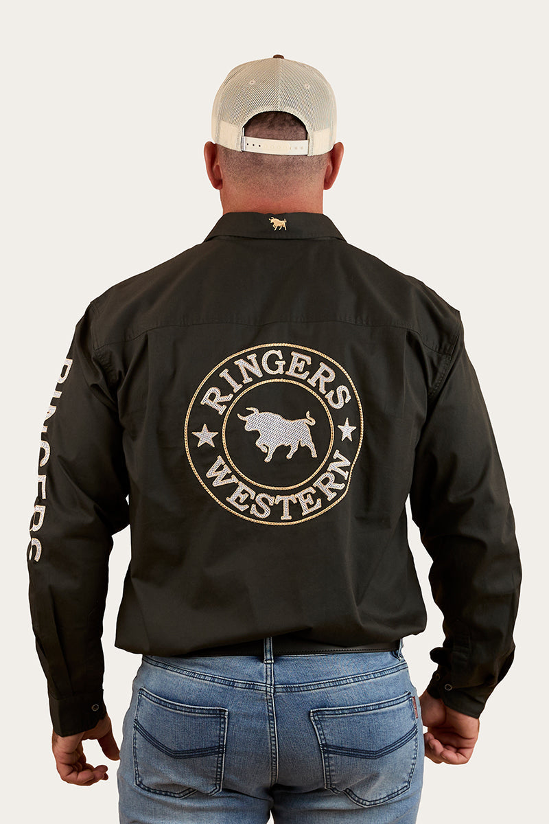 Ringers Western Hawkeye Mens Full Button Work Shirt