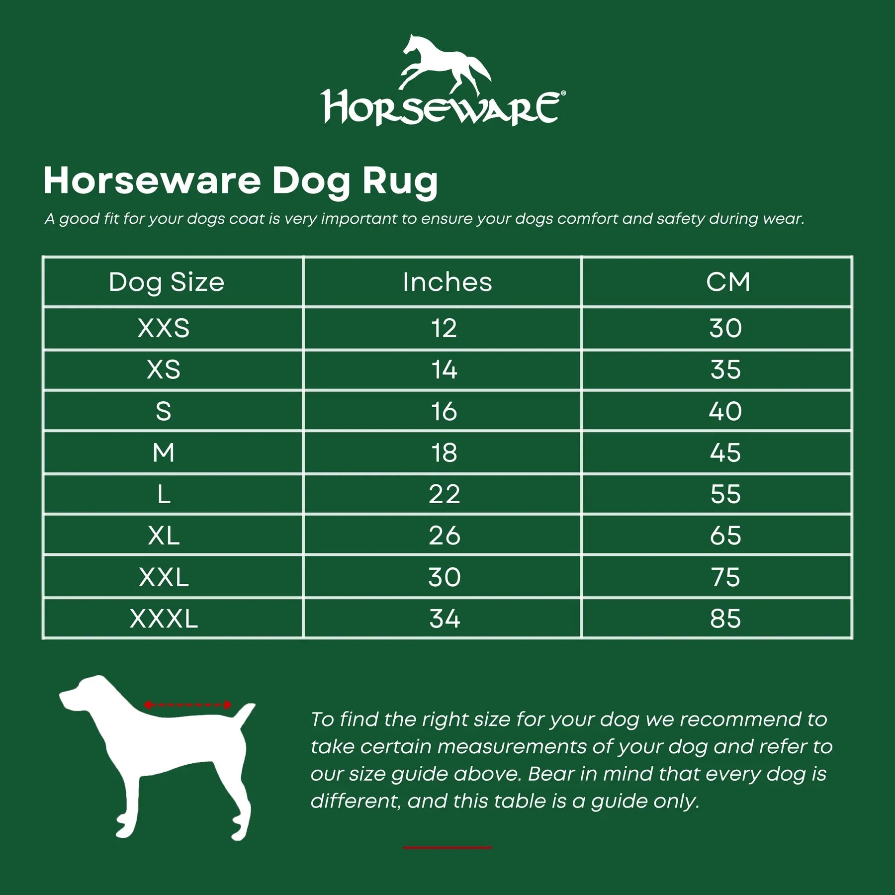 Horseware Signature Dog Rain Coat