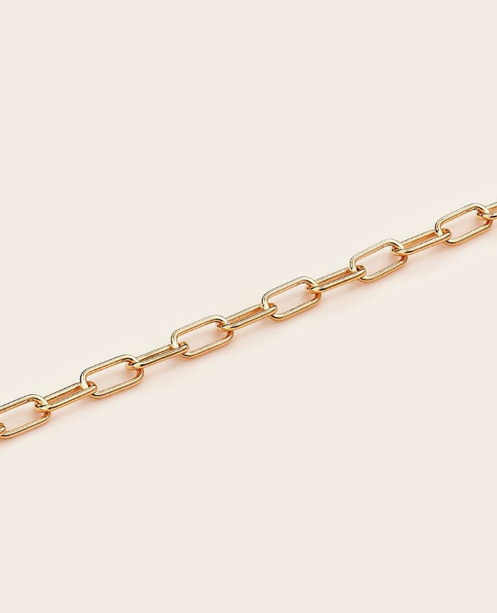 Whistle & Pop Heritage Paper Clip Chain Bracelet