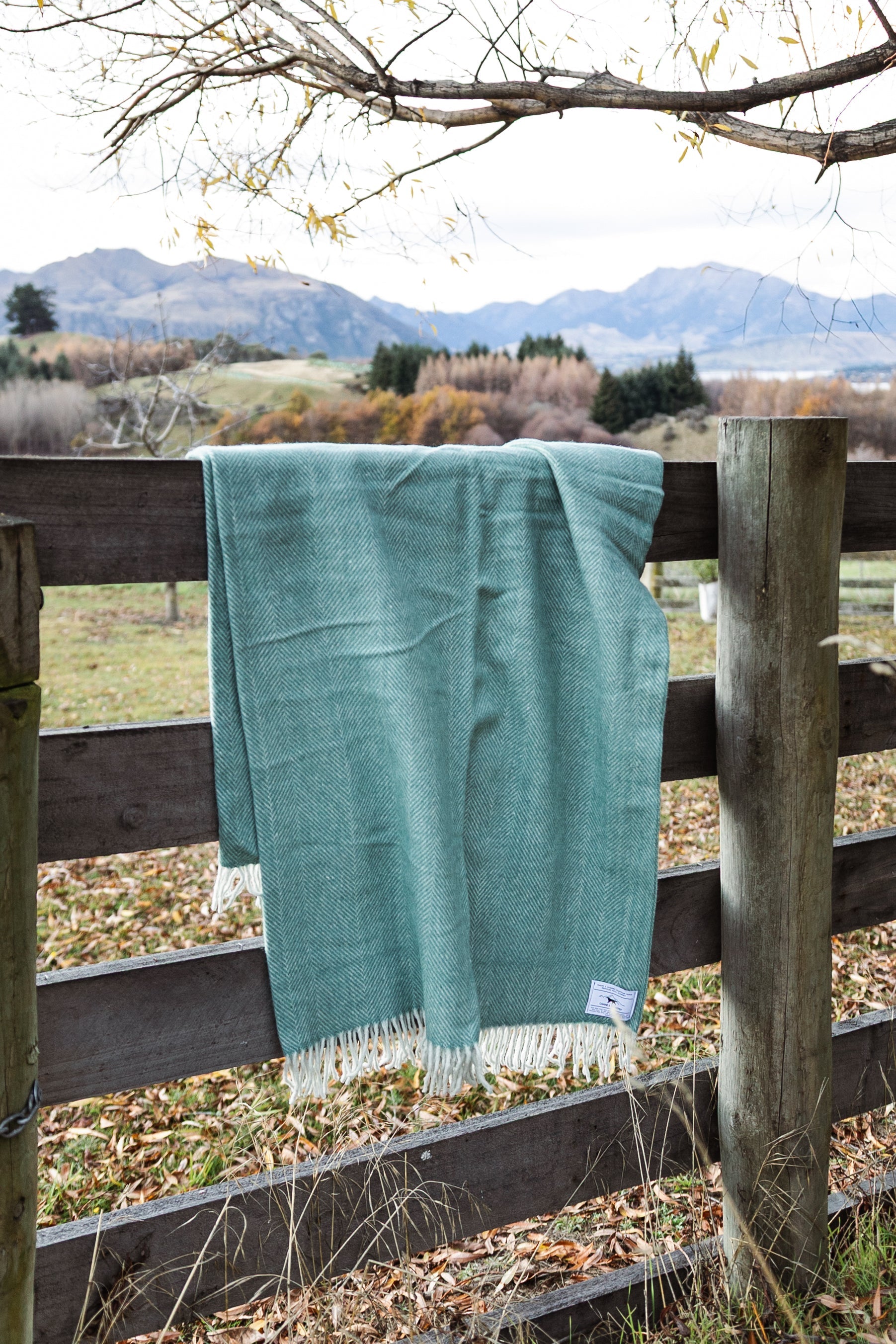 Country Collective Recycled Wool Blanket - Lake Tekapo