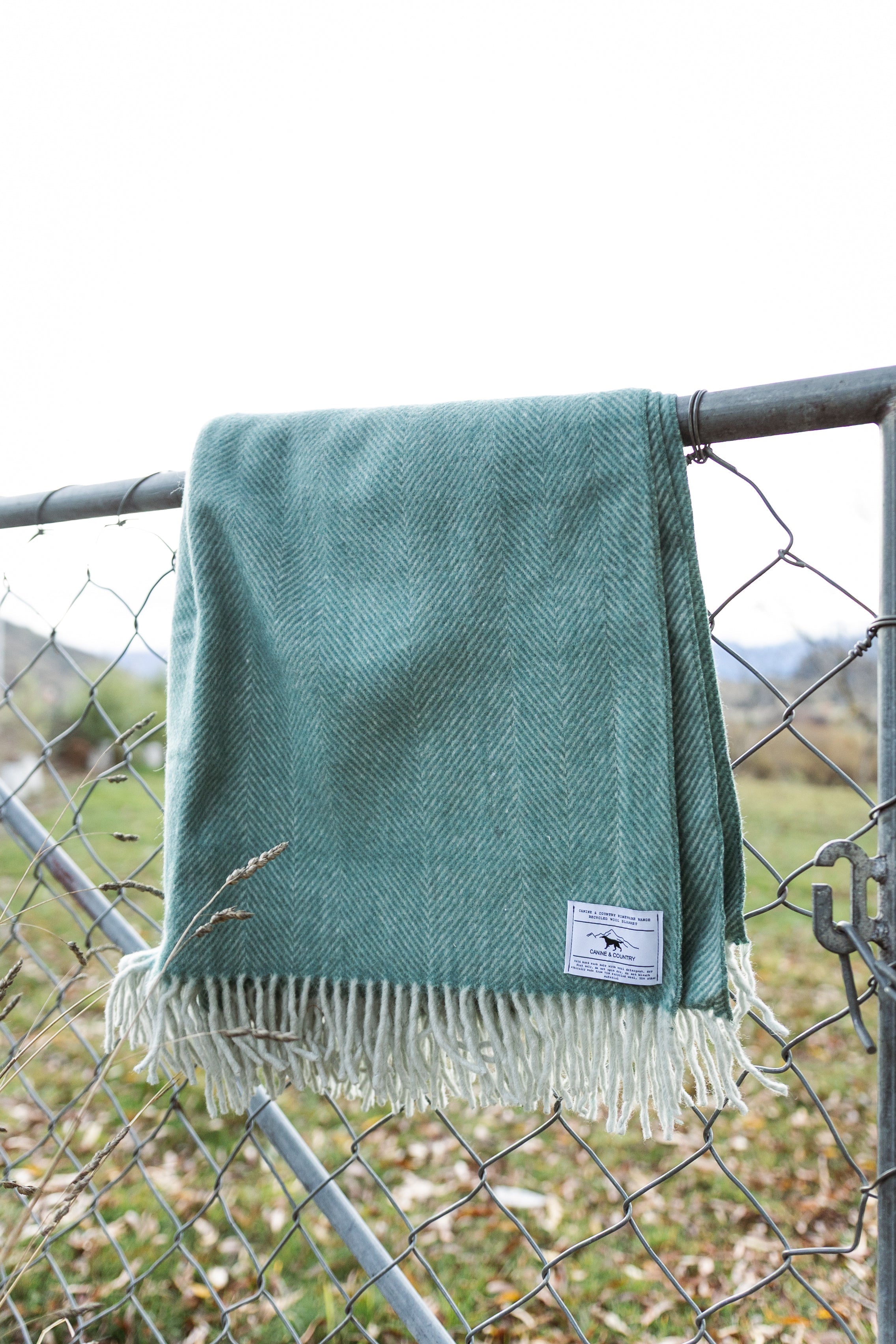 Country Collective Recycled Wool Blanket - Lake Tekapo