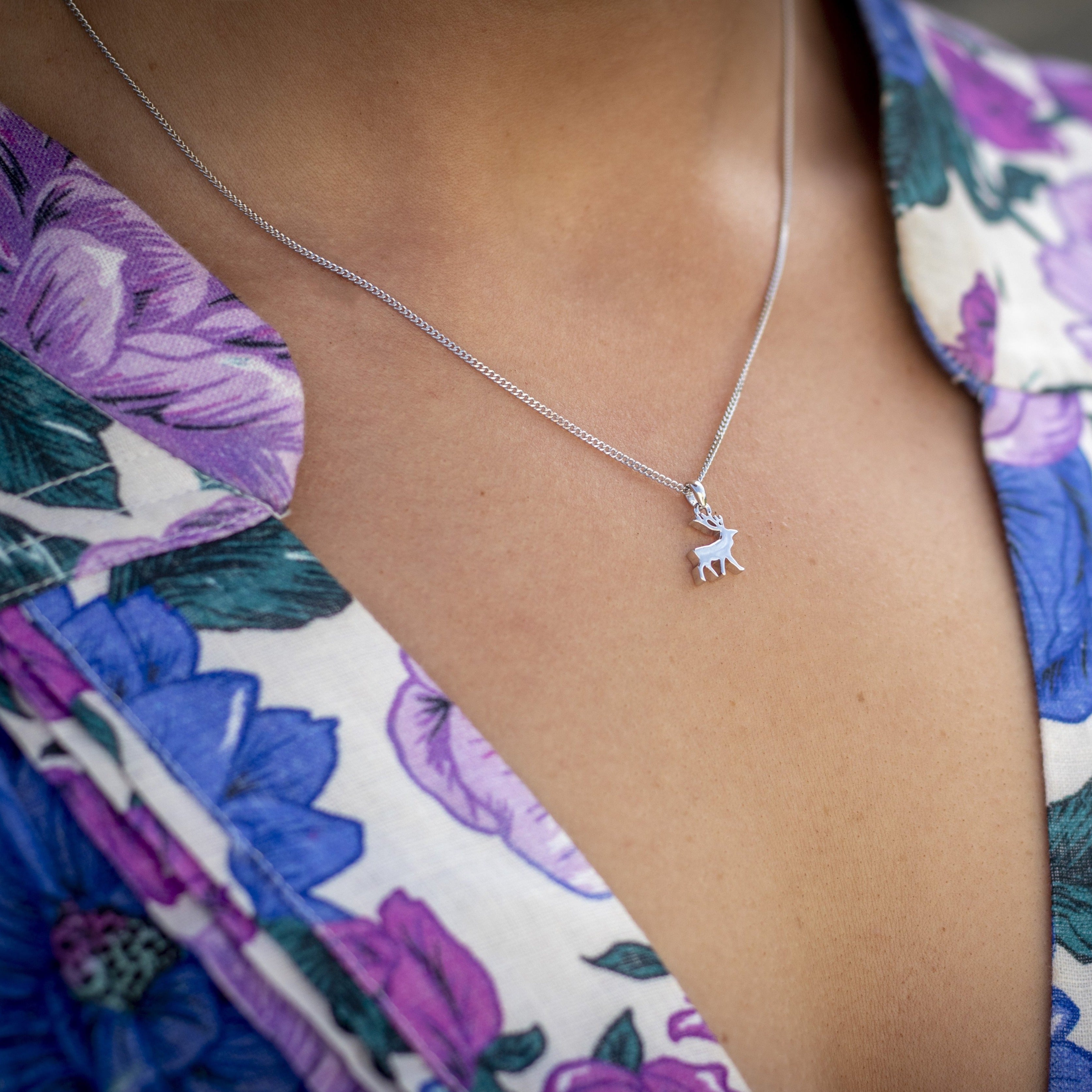 Whistle & Pop Hunter Gatherer Stag Necklace