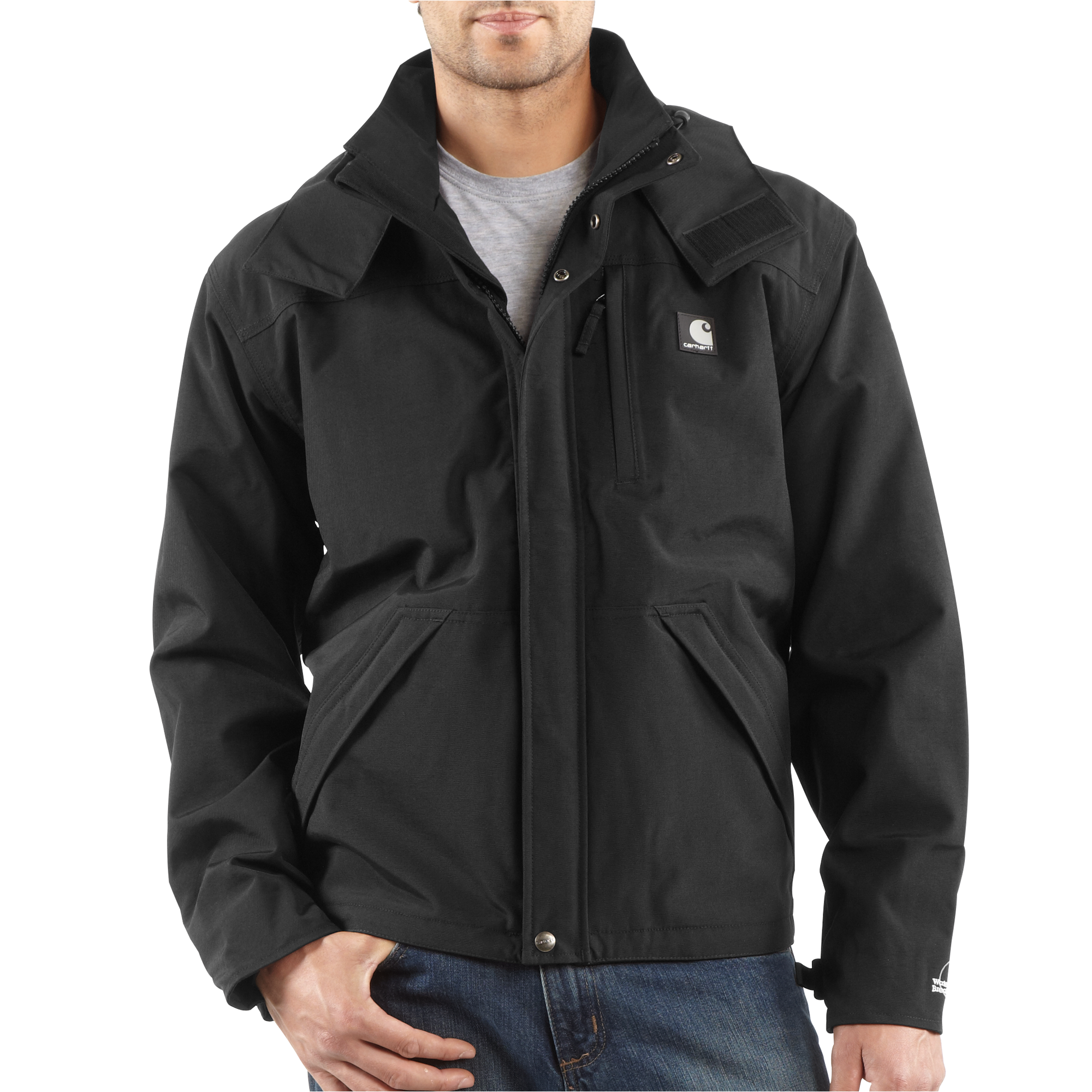Carhartt Shoreline Waterproof Breathable Jacket in Black