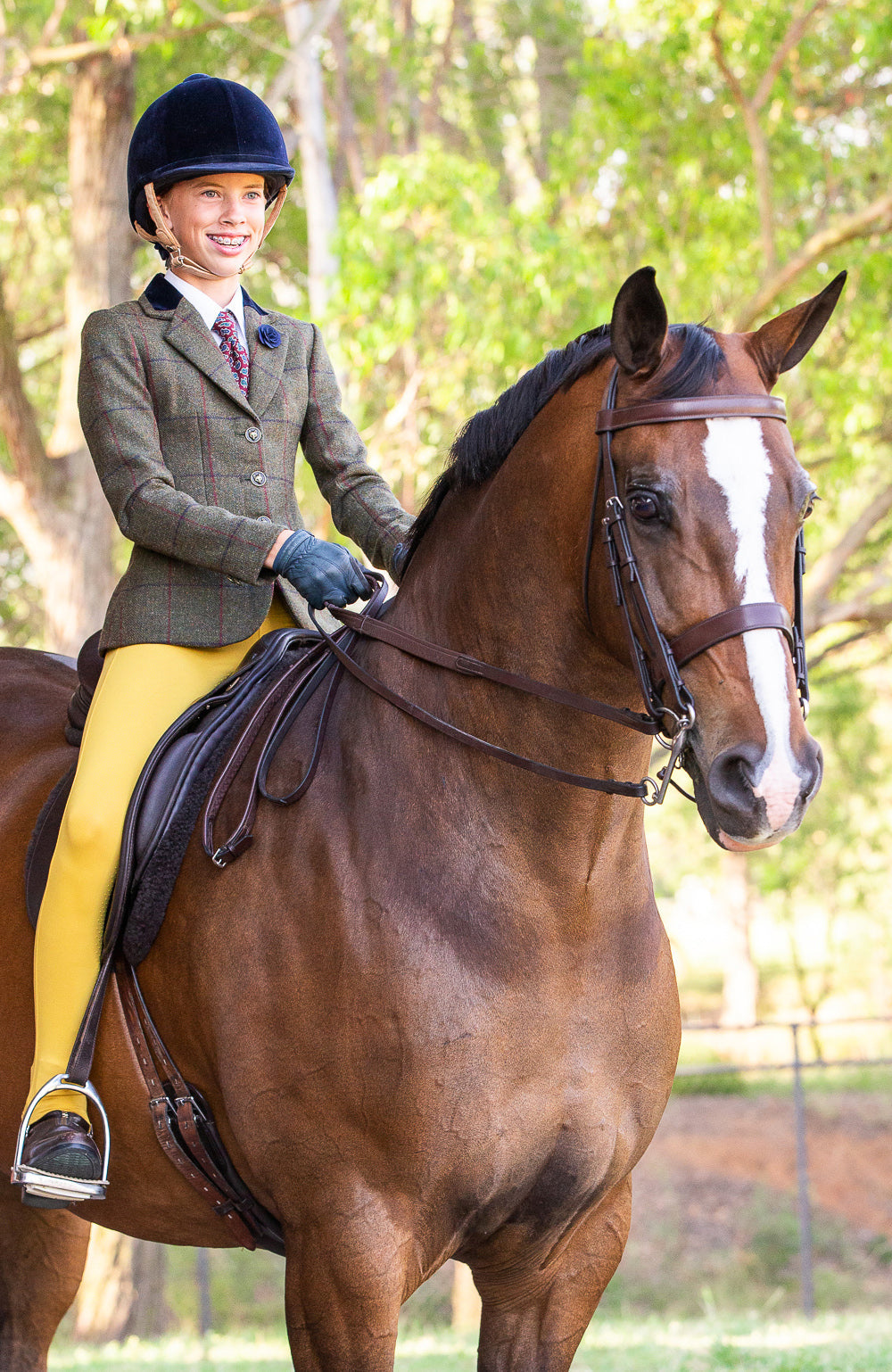 BARE Equestrain Youth Competition Wear Tights