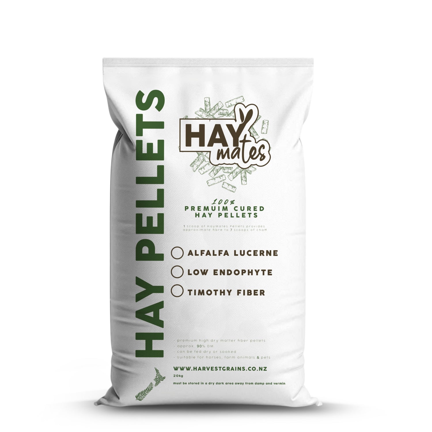 Harvest Grains Hay Mates Hay Pellets  - LUCERNE