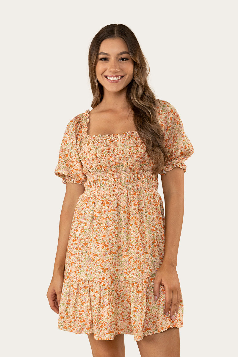 Ringers Western Tahlia Womens Shirred Mini Dress