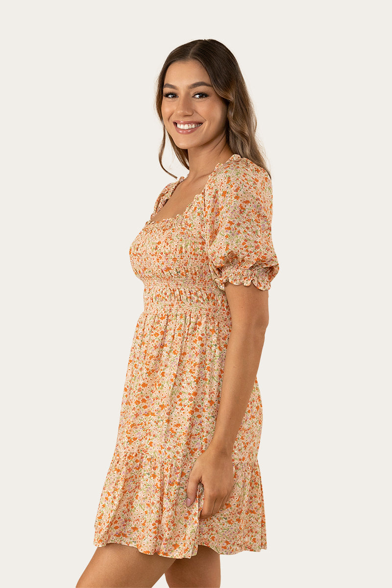 Ringers Western Tahlia Womens Shirred Mini Dress