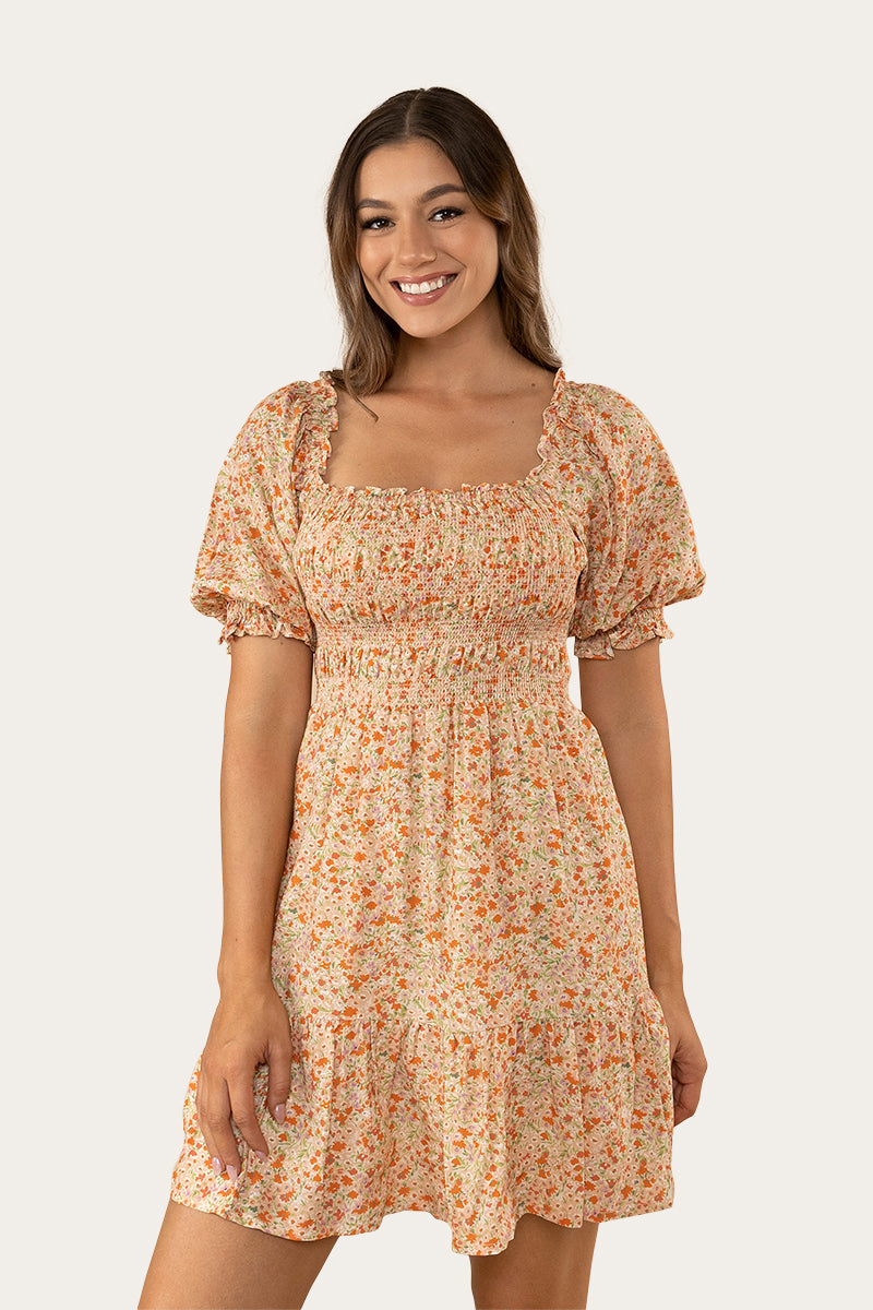 Ringers Western Tahlia Womens Shirred Mini Dress
